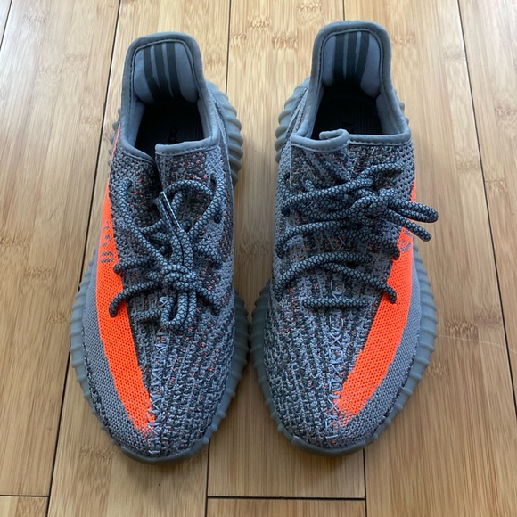 Yeezy orange and grey sneakers - Picture 1 of 7